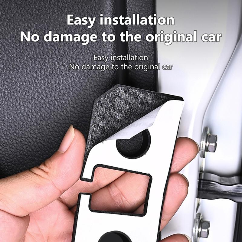 SEAMETAL Silicone Car Door Limiter Pad Lock Buffer Shock Absorber Car Silicone Door Latch Protective Covers Shock-Proof Thickened Anti-collision