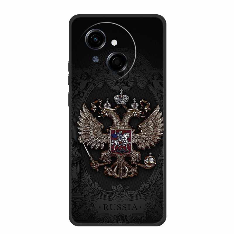For Tecno Spark 40C Phone Case 6.67" Fashion Photos Black Silicone Soft TPU Case For Tecno Spark 40C Back Cover Cases 40 C Coque