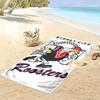 Sydney Roosters Legacy Print Beach Towel, Large Soft Quick Dry Towel for Beach Camping Swimming