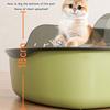 Large Cats Toilet Box For Pet Cats Households with Ventilation System And Removable Part Easy To Clean Litter Box