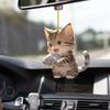 Cartoon Acrylic Stylish Cat Hanging Pendant For Decorative Enhancements In Your Car