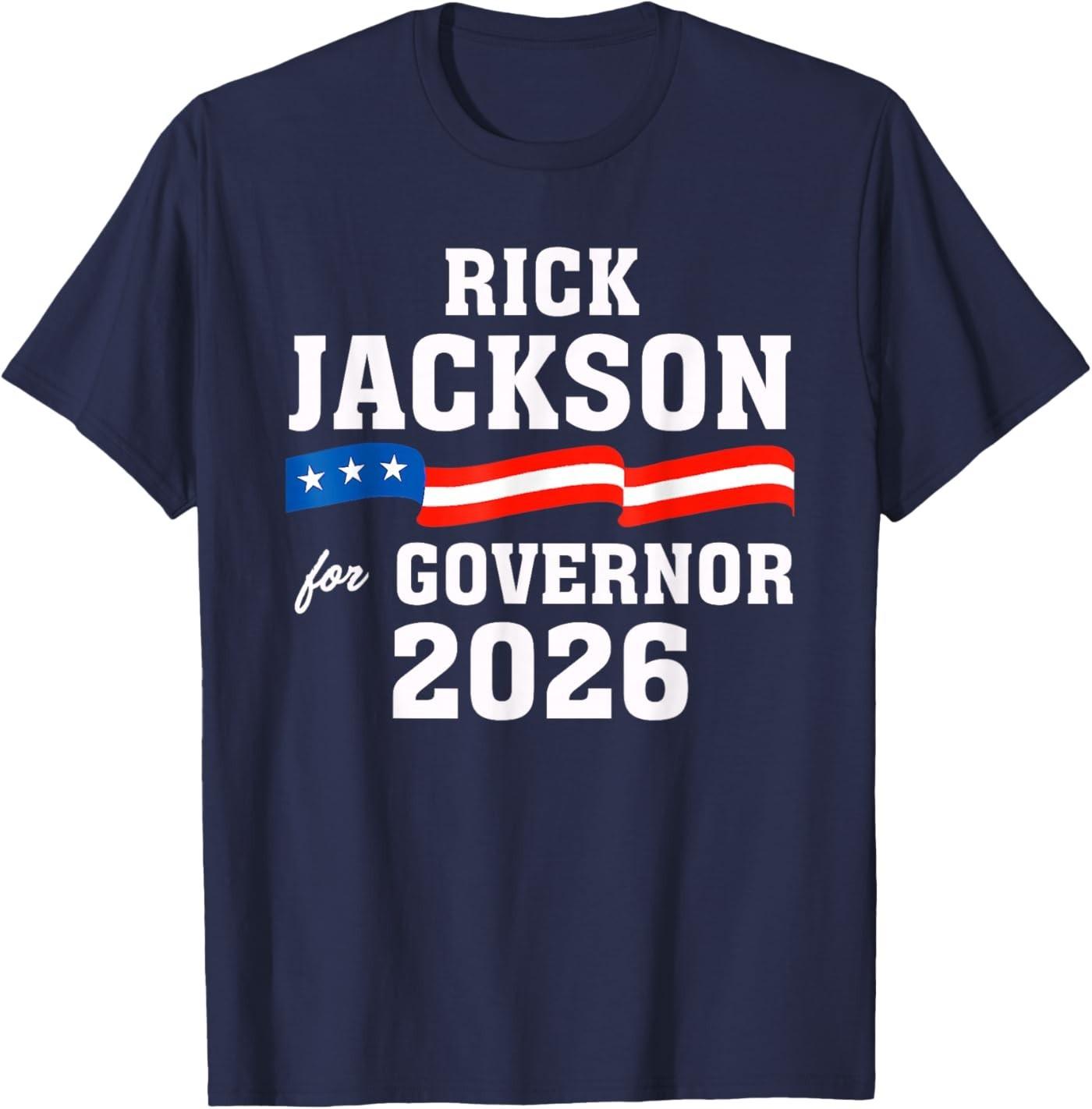 

Rick Jackson for Governor of Georgia 2026 Jackson 2026 T-Shirt S разноцветный