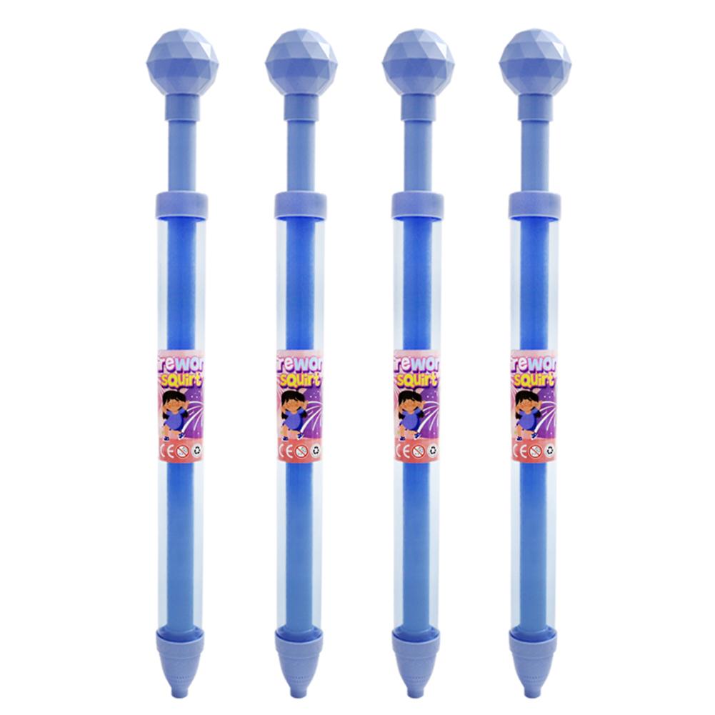 4pcs Fireworks Water Gun Spraying Toys Children's Pull-Out Water Sprinkler Toy for Outdoor Beach Summer Swimming Party Favor