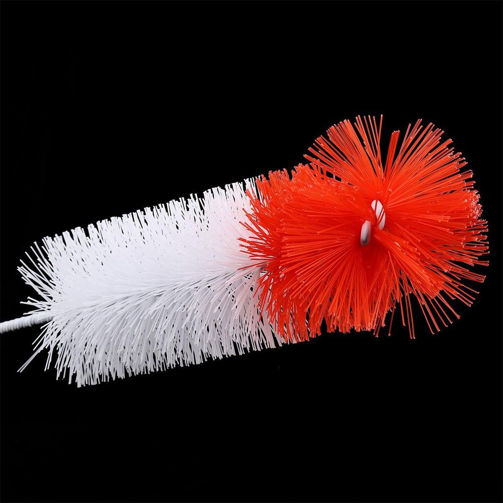 uxcell Plastic Household Outdoor Milk Bottle Glass Cup Mug Cleaning Cleaning Brush Tool Beige Red, White,