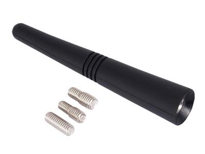 Mástil de antena 9 cm, engomado, con 3 adaptadores: 5, 6 y 7 mm