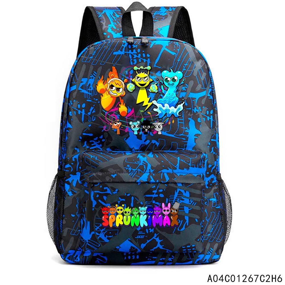 Rhythmus Box Cartoon Grundschultasche Klassen 1-6 Rucksack Leicht Großes Fassungsvermögen Verschleißfest Kinder-Schultasche
