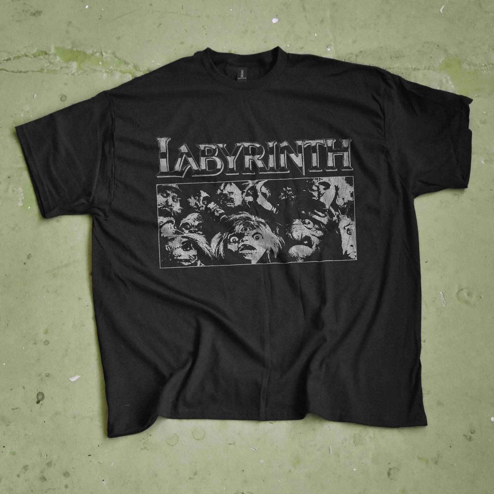 Labyrinth Unisex Heavy Cotton Tee | Retro Fantasy T-Shirt 80s Aesthetic S