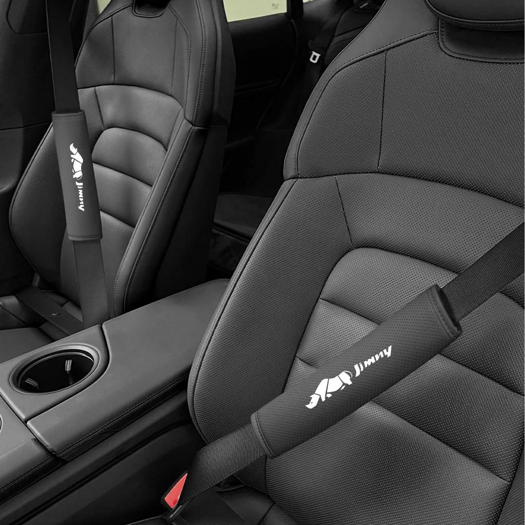 Car Seat Belt Covers for the New Jimny These Custom Interior Accessories Provide Comfortable Shoulder and Neck 23cm PU Leather Shoulder Pads Make a