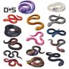 3D Printed Snake Toy Articulated Viper Figurine Fidget Snake Toy Collectible Snake Model with Flexible Joints for Home Office Desk Decor