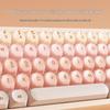 BOW Hangshi GK68 Multicolor Mechanical Keyboard, Stylish Design for Women, Compatible with Office and Laptop Use