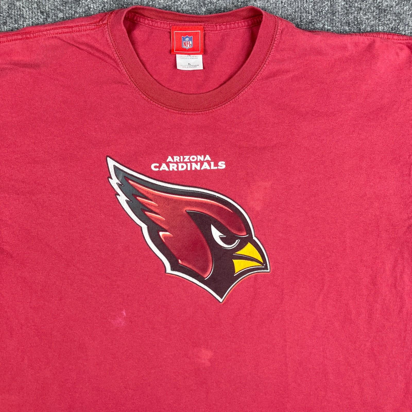 NFL T-Shirt Mens Size XL Red Arizona Cardinals Graphic Tee Football Fan Gear XXXXL