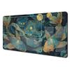 Art Aesthetic Koi Fish Pattern Design Mtg Playmat Magic Card Battle Mat Nonslip Stitched Edge Tapete Magic Mtg Tabletop Playmat