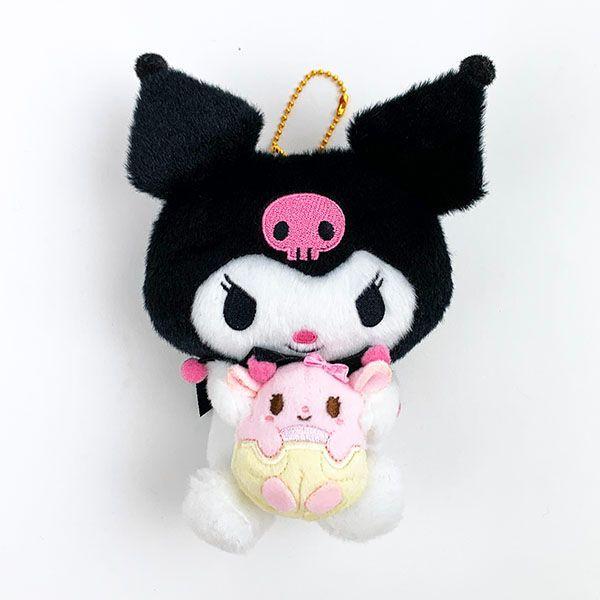 Sanrio Kuromi Pair Mascot Ball Chain Plush Black