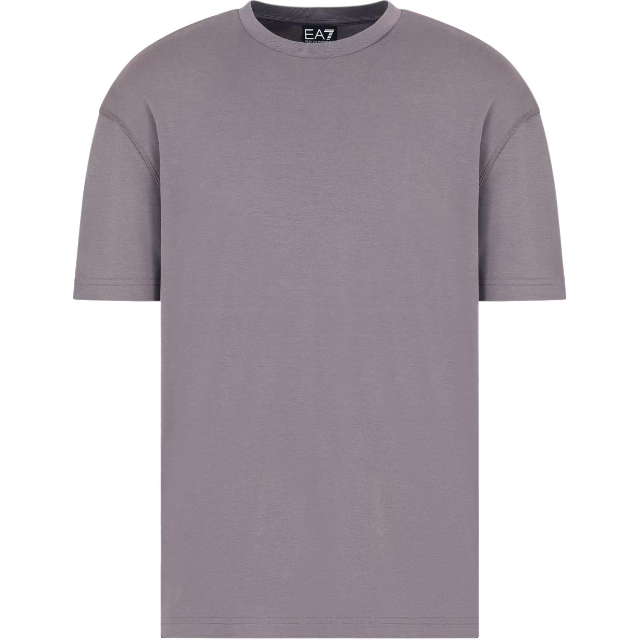 Emporio Armani Printed Cotton Loose Fit Crew Neck Short Sleeve T-Shirt Men tops Gray 7M000019-AF10441-U8094 M