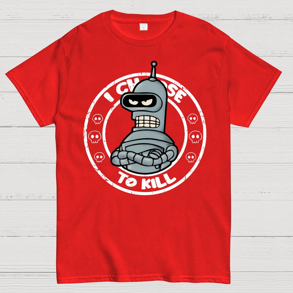 I Choose To Kill Cotton Summer Casual Cool Loose T-Shirt