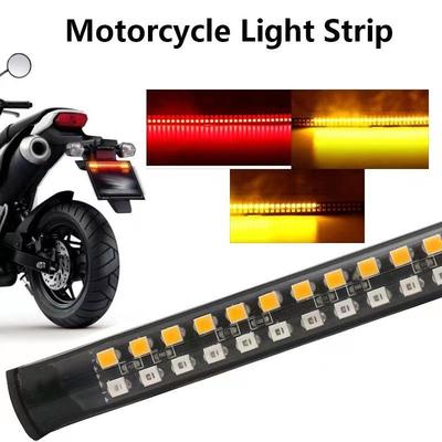 20Cm 30Cm 40Cm Motorcycle Flexible Led Tail Light Strip Rear Turn Signal Brake Light Stop Daytime Running Lights
