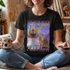 Vintage 90s Capybara T-Shirt, Funny Rainbow Animal Graphic Tee