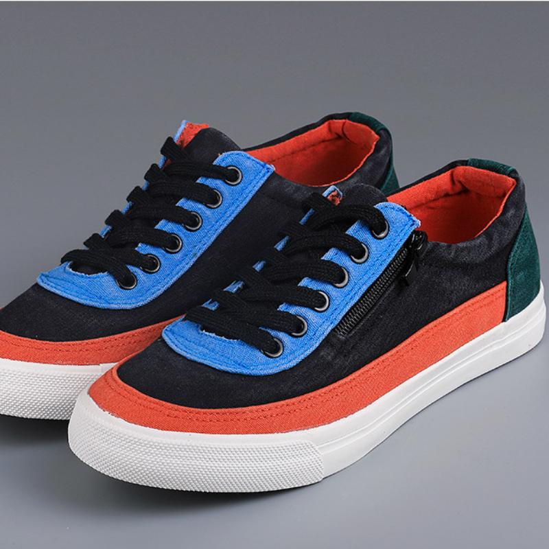 Brand Casual Shoes Men Canvas for Men Lightweight Leisure Shoes Classic Lace Up Men's Canvas Shoes