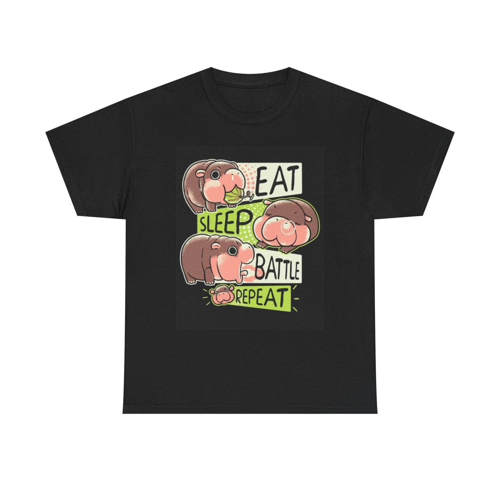 Men s and Women s T-shirts Hungry Hungry Hippos Graphic M
