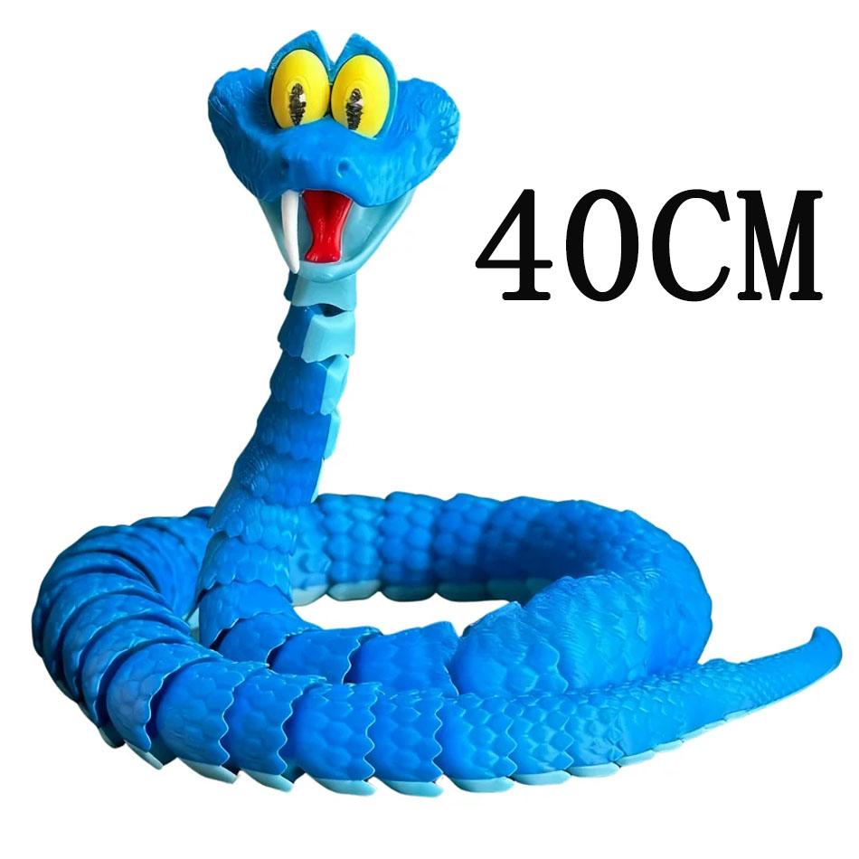

60Cm Gary Snake: Zootopia 2 Articulated Simulation Toy Snake, 3D Printed Snake Gary Model Stress Relief Toys Child Gift