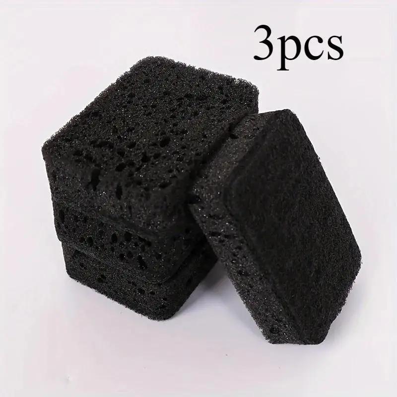 3pcs Thickened wood pulp cotton dishwashing sponge cloth, scouring pad, absorbent sponge dishwashing wipe