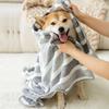 Pet Dogs Towel Pet Bath Towel Drying Bath Towel Pets Supplies Water Ultra-Absorbent Bathrobe Dogs Grooming Tools Dog Accessories