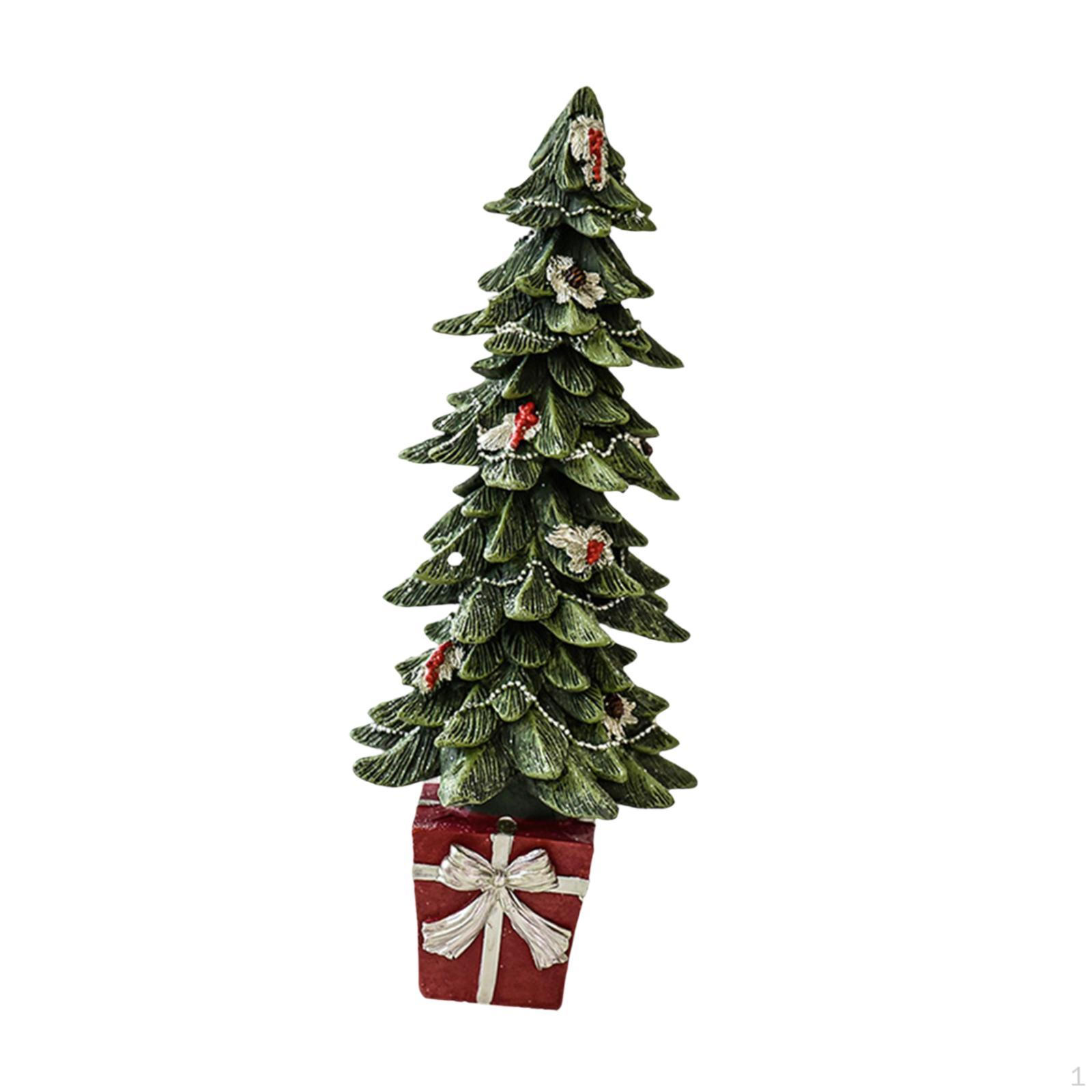 

Різдвяна ялинка Фігурка Настільний орнамент Подарункова колекція Статуя Скульптура L