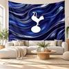 Tottenham Hotspur Wandteppich, Wandbehang aus weichem Stoff, Dekorative Kulisse für Schlafzimmer Heimwandkunst