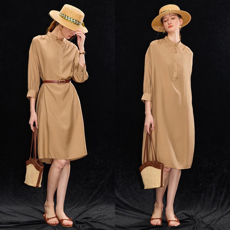 Wudao Elegant Pleated Silk-Blend Maxi Dress M