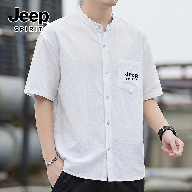 JEEP SPIRIT Men s Henley Short Sleeve Shirt 2XL