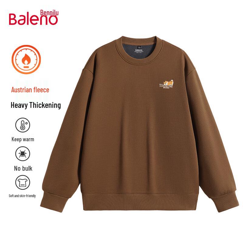 

Baleno Men s Fleece-Lined Crewneck Sweatshirt 3XL