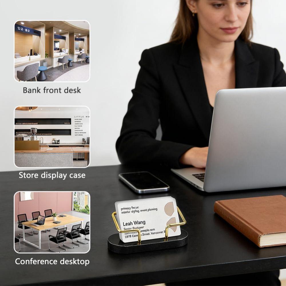 Marble Material Marble Business Card Holder Business Card Storage Holder Meeting Gifts