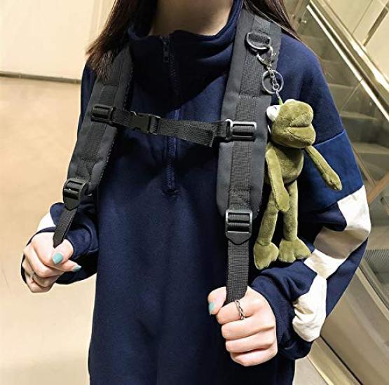 Korean Capacity Casual Bag Student Stylish Basket Bag [ZESU] Backpack/Large Women's Bag/School Bag/Commuter Bag, (Leopard Print)