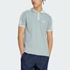 adidas Originals Waffle Knit Sport Striped Loose Fit Polo Shirt Men Tops KX1231
