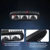 LED Forklift Warning Light - High Brightness Waterproof Dual Color Red & Blue Warning Light Energy Saving and Easy Installation