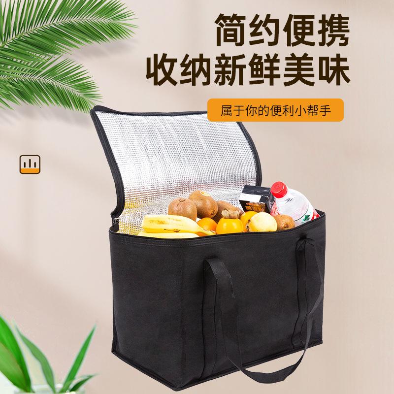 Portable Lunch Cooler Bag Folding Insulation Picnic Ice Pack Food Thermal Bag Drink Carrier Insulated Bags Beer Delivery Bag