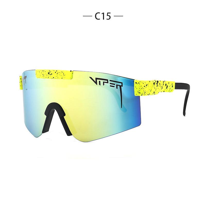 

Спортивні сонцезахисні окуляри PIT VIPER для велоспорту, вітрозахисні, з захистом від УФ-променів, регульовані, для чоловіків і жінок.