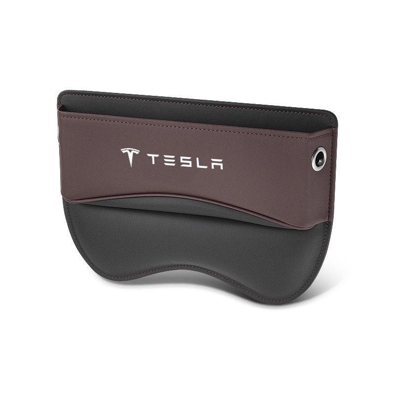 Multifunction Car Seat Gap Organizer Storage Box Crevice Side Storage Pocket Wallet for Tesla Model 3 Model S X Y Accessories