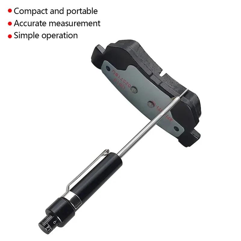 New Brake Pad Thickness Gauge Measuring Tool Scale Car Brake Lining Tester Without Removing Wheels Automotive Repair Accessories