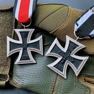 Preußisches Eisernes Kreuz Abzeichen, Rittermedaille, Retro Brosche, Accessoires, Hohe Qualität