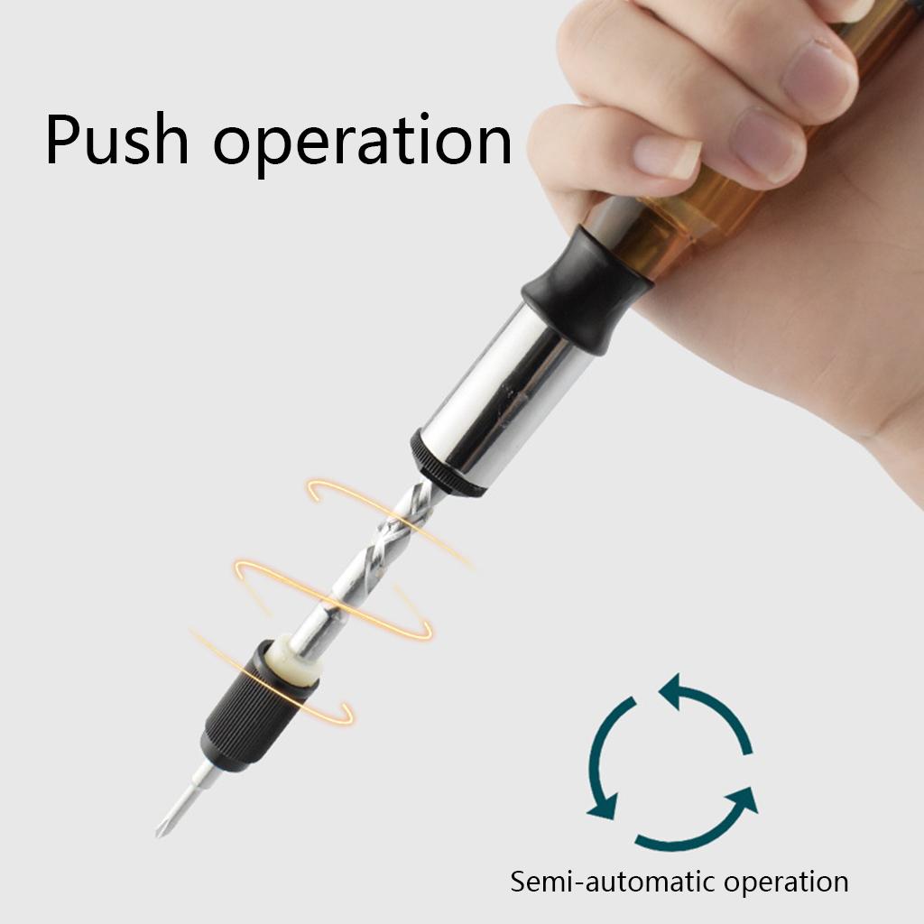Ratchet Screwdriver Set Push Pull Ratchet Screwdriver Multi-Bit Adjustable Screwdriver Repair Tool Kit Professional Tool