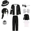 Michael Jackson Cosplay Costume Halloween Cosplay Birthday Party Dance Performance Costume Pop Star Boys Girls Outfits