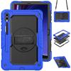 For Samsung Galaxy Tab S10 S9 S8 Ultra 14.6 S7 Plus FE 13.1 12.4 11 Inch A8 10.5 X200 S6 Lite Case Kids Stand Tablet Cover Strap