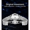 OLEVS Men's Watch, Waterproof, Luminous Business Watch, Analog Quartz, Stylish, Silver Watch, Metal, Gray Dial, Date, Popular Fashion, Hand Watch for