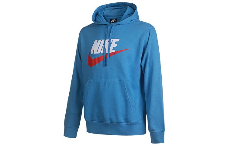 Nike Sweatshirts Men's Blue Hooded Moderate Regular CZ9129-461