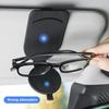 For Jeep Car Sun Visor Glasses Clip Auto Sunglasses Card Clip Accessories For Jeep Renegade Wrangler Gladiator Liberty Rubico