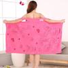 Bath Towel Bath Skirt Loving Rabbit 2 Hole Increase Thickening Soft Water Absorption Beach Towel