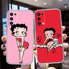TR6 B-Bettys Art B-Boops Transparent Phone Case for Samsung Galaxy A04 A04S A14 A23 A34 A54 M23 M33 M52 M53