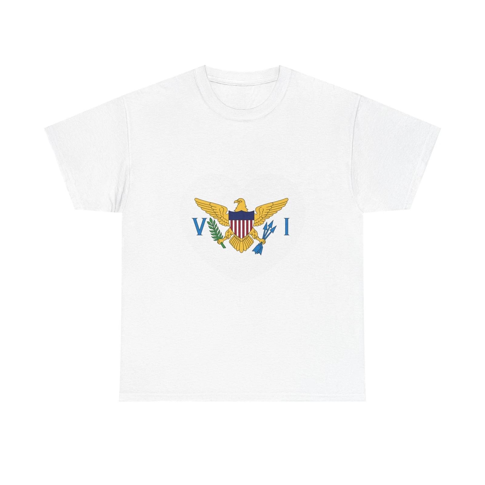 Heart Flag of the United States Virgin Islands - T shirt M