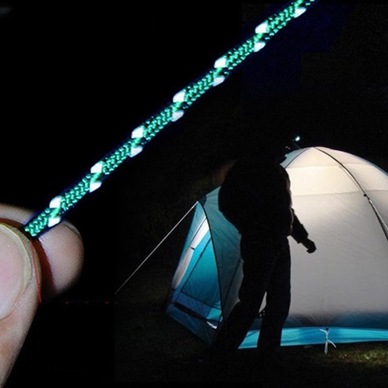 ZISIZ Outdoor High Reflective Tarp Rope